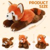 MorisMos Red Panda Stuffed Animal, Stuffed Mommy Red Panda Plush