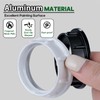 Aluminum Socket Shade Rings - Medium Base E26, Retaining Rings