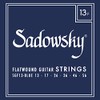 Sadowsky Blue Label Guitar String Set, Stainless Steel, Flatwound -