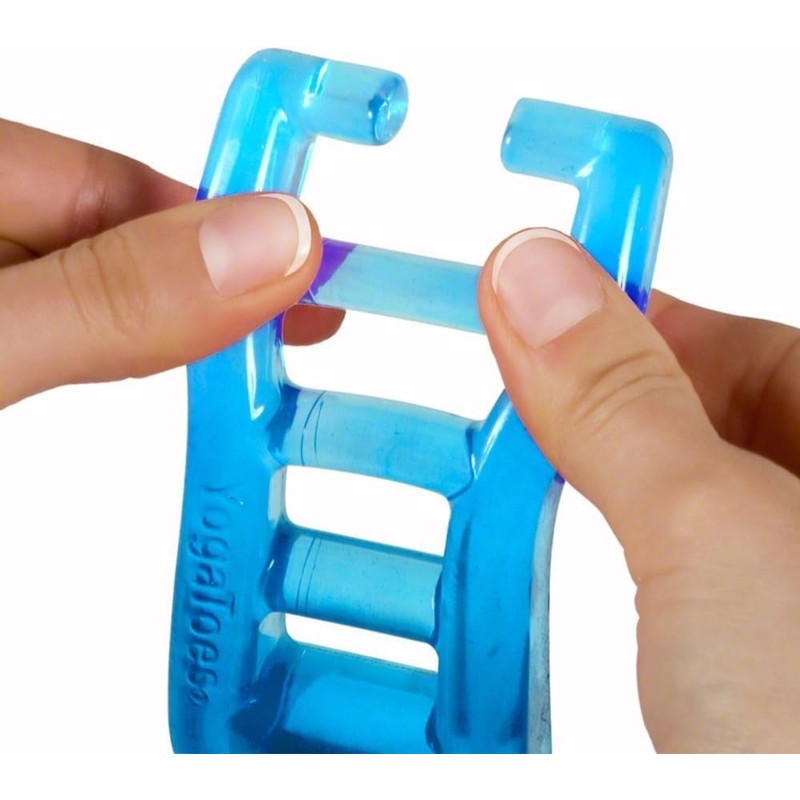 Gel Toe Stretchers and Separators, Blue, Foot Care Alignment Spacers,