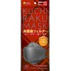 ISDG Kuchiraku Mask, Gray, 5 Pieces, Diamond Shape, Beak Shape,
