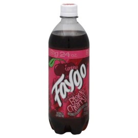 Faygo  1 CASE 24 ct. Faygo Black Cherry 24 oz POP ORIGINAL DETROIT MADE SODA