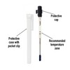 Yoghurt Thermometer - 150mm Includes Protective Case with Recommended Zones