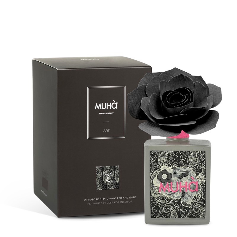 MUHA' Air Freshener Art Pink with Embroidery 100 ml Wood