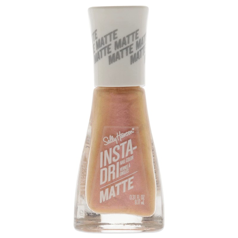 Sally Hansen Insta Dri Matte Metallics, Rose Flush, 0.31 Fl
