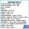 COBI Historical Collection WWII Yakovlev Yak-1b