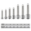 Dr.Fish 5 Pack Spider Surf Fishing Weight Sputnik Sinker 1oz-8oz