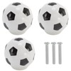 3 Set Football Cabinet Knobs Ball Sports Theme Single Hole