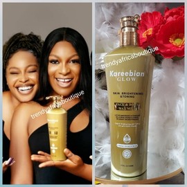 mgc Kareebian Glow Skin Brightening & Toning Face & Body Milk. 500ml X 1. Natural👌