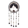 RAGKUU Black Large Tree of Life Dream Catcher with Stone