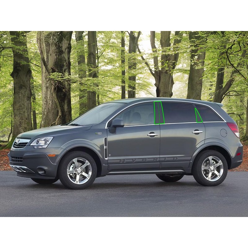 Rvinyl Pillar Post Window Trim Compatible with Saturn Vue 2008-2009