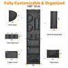 INKUITEN Gun Safe Door Organizer,Gun Safe Door Panel Organizer with