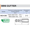 Tone MCH-200 Mini Cutter, Black, Total Length 8.3 inches (210