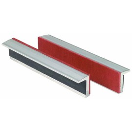 KS Tools 914.0090 Alu bench vice jaw, rubber insert, 100mm