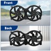 Dual Radiator Fan with Control Module Replacement for Pathfinder 2013-2017