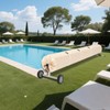 Pool Solar Reel Cover, 16 Ft Waterproof Swimming Pool Blanket