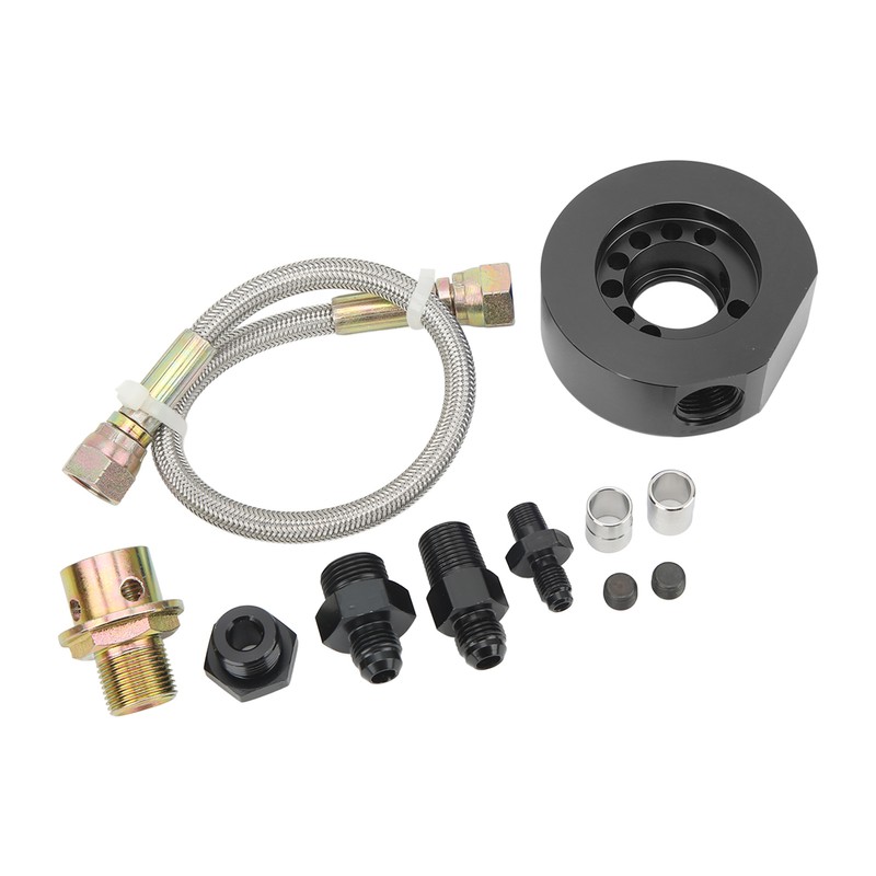 11Pcs VTEC Head Conversion Kit Oil Filter Sandwich Plate Adapter