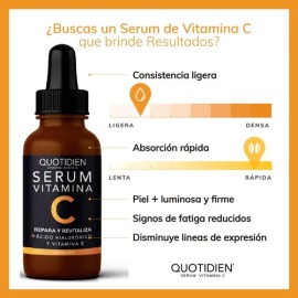 Kit 2 x Serum Facial Vitamina C  Ácido Hialurónico  Vitamina E - Skin Care Día  Noche - Antienvejecimiento - Antimanchas - Aclara Suero Cuidado...    