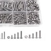 500PCS Pan Head Hex Socket Screws Stainless Steel Screw Nut