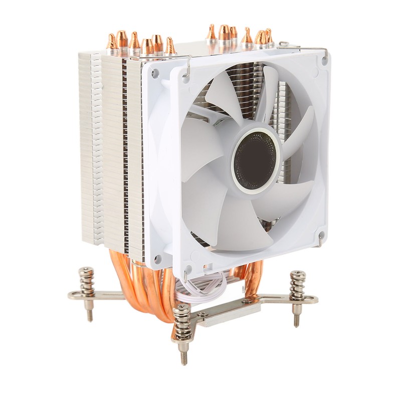 9CM CPU Cooler 6 Copper Heat Pipes Colorful Lighting Effects