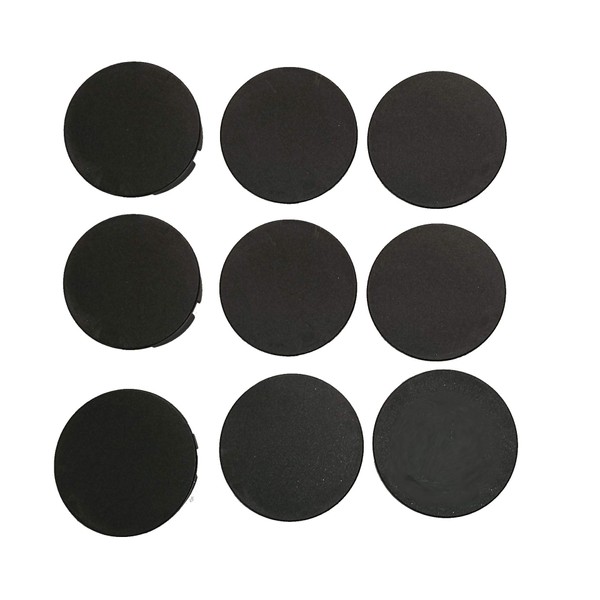 Pack of 9 Black Plug Dust Cover Socket Cover for