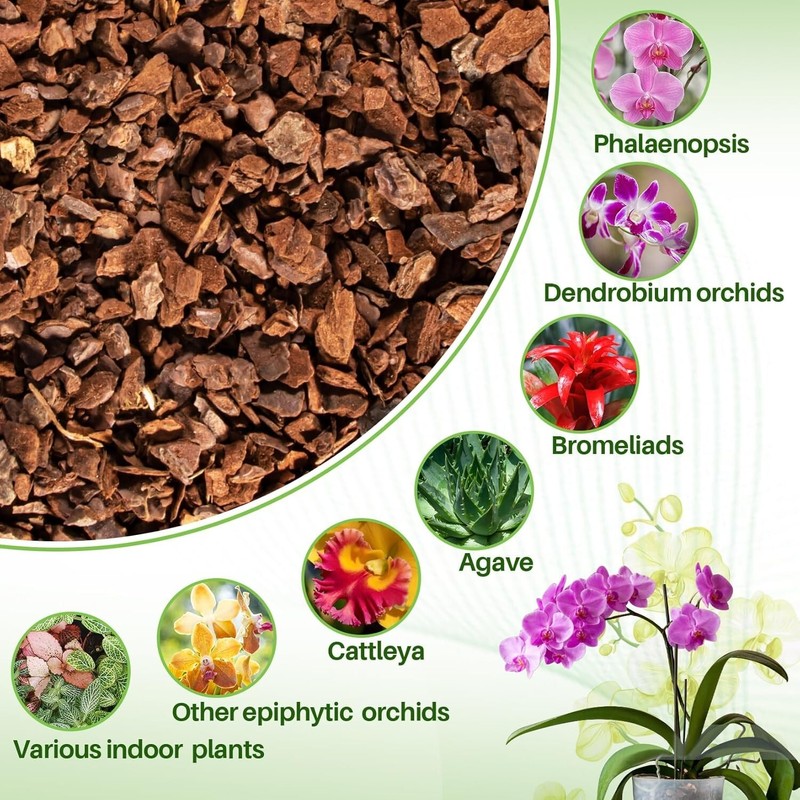 Cypress Orchid Bark Potting Mix – 6–9mm Cypress Mulch for