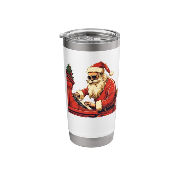 Cool Piano Christmas Eve with this cool Santa Claus Costume