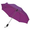 Mens Ladies Small Pocket Telescope Umbrella Compact Folding (Purple)