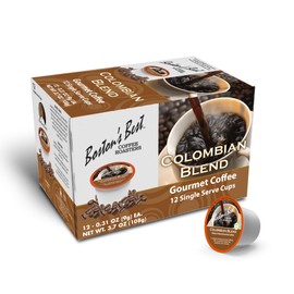 Boston’s Best - Colombian Blend Delectable Gourmet Bold Medium Roast Coffee Compatible with Keurig Coffee Maker, 1 Count (12 Single Serve Cups)
