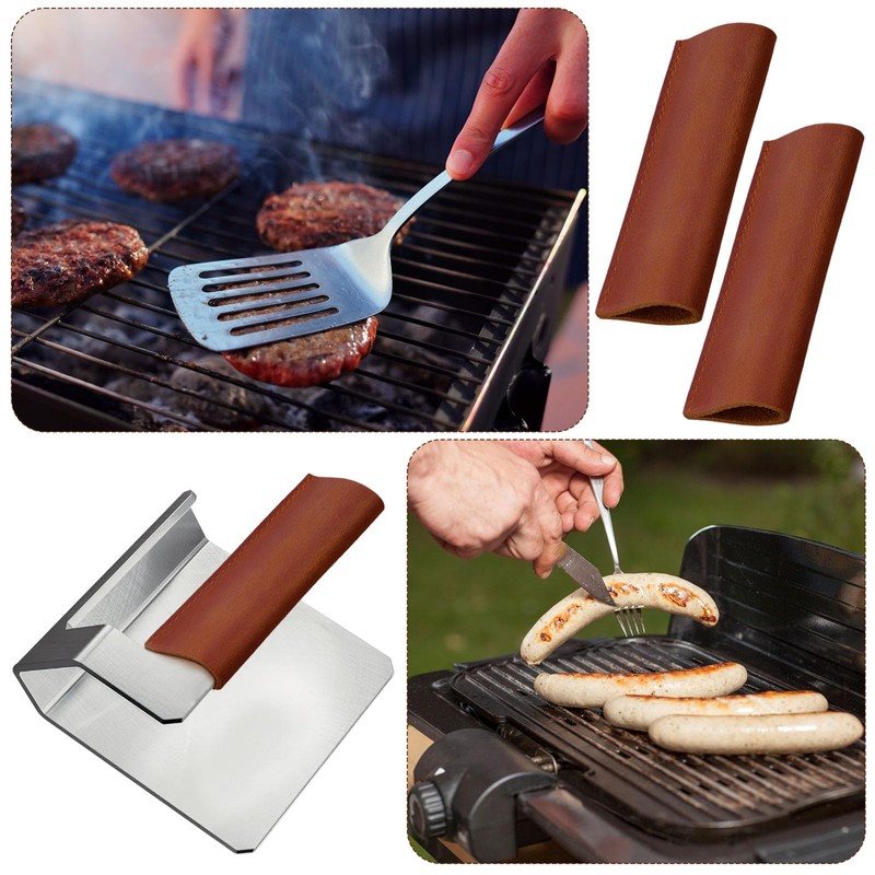 LemonRoad Leather Handle Covers - Set of 2 - Leather