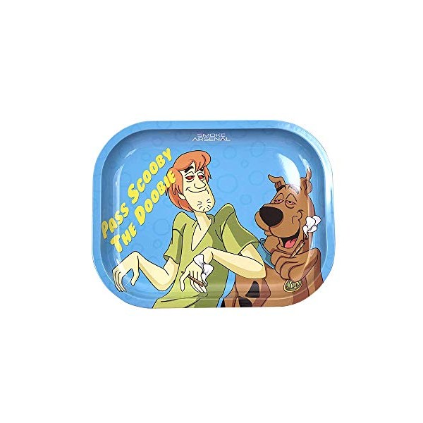 Scooby Doo Metal Rolling Tray - Pass Scooby The Doobie