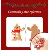 DHSUN Christmas Tree Ornaments, Gingerbread Man Pendants, 12 Pieces, Hanging