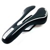 White with Black Gel Bicycle Seat Bicycle Saddle Mountain Bike