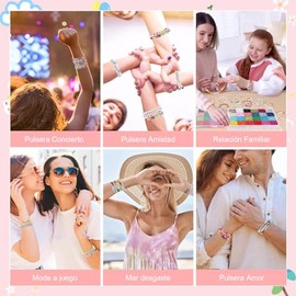 Bebeay Cuentas para Pulseras, 7500 kit para Hacer Pulseras Cuentas Pulseras Kit de Cuentas