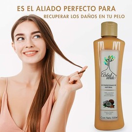 Acondicionador Natural con Coco y Aceite de Argán Árbol Verde. 500 ml.