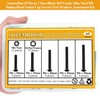65 Pieces M6 x 30/35/40/45/50mm Button Head Socket Cap Screws
