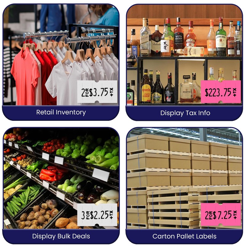 Perco Lite 1 Line Price Gun with Labels Kit -