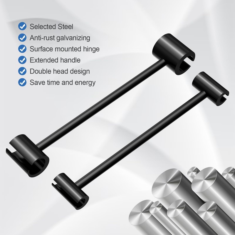 2 Pcs Hinges Gap Adjusting Wrench,14-25 mm Door Hinge Adjustment