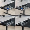 VIVO Large Height Adjustable Clamp-on Keyboard Tray, Extra Sturdy Pull