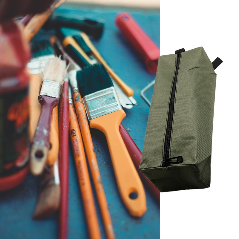 Rumyve2pcs Multi-Purpose Zipper Small Tool Bag,Waterproof Tool Bag Zipper Tool