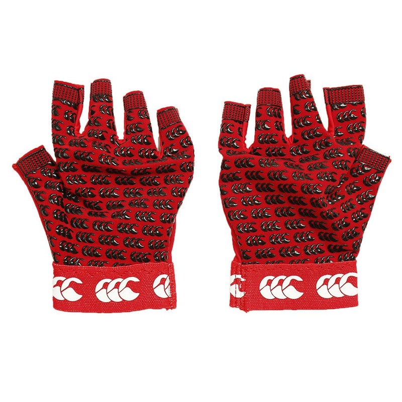 Canterbury AA05816 Pro Grip Mitt, Red, L