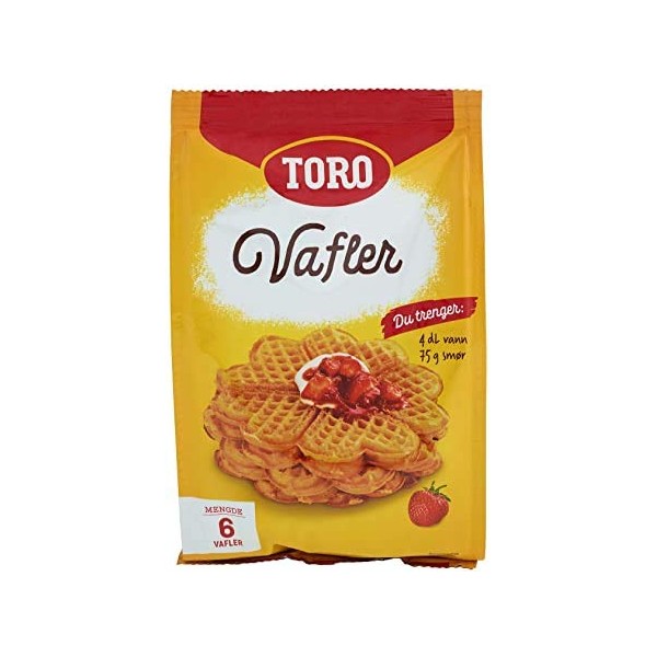 Toro Vafler - Norwegian Waffle Mix (9 ounces) 3 pack