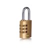 30mm Brass Combination Padlock pk 1 box