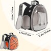 Guinea Pig Backpack, Space Capsule Bubble Window Small Animal Backpack