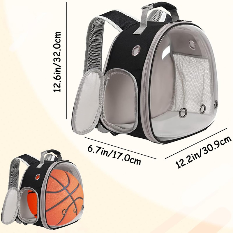 Guinea Pig Backpack, Space Capsule Bubble Window Small Animal Backpack