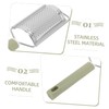 LABRIMP Garlic Shredder Stainless Steel Vegetable Grater with Cheese Slicer