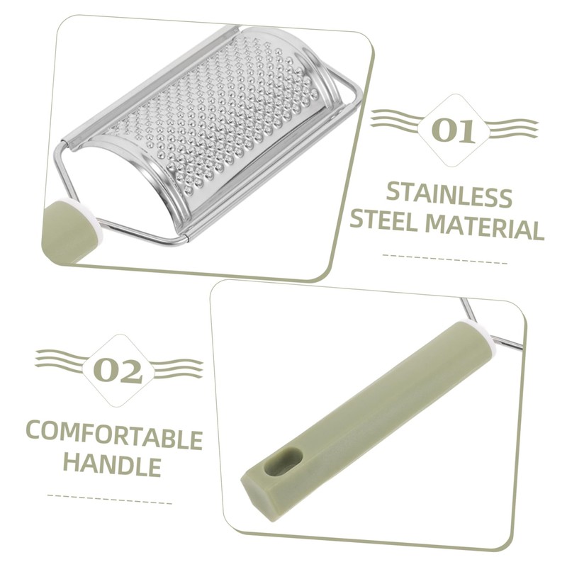 LABRIMP Garlic Shredder Stainless Steel Vegetable Grater with Cheese Slicer