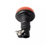 Flashing Amber LED Beacon Flexible DIN Pole Mount Tractor Digger