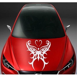 Vehicle Auto Car Décor Vinyl Decal Art Sticker Butterfly Tribal Abstract Pattern Removable Design for Hood 1063