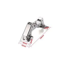 2 PCS 170 Cabinet Hinges Soft Close Cabinet Hinges with Shock Absorption (Full Cover) Kitchen Cabinet Door Hinges